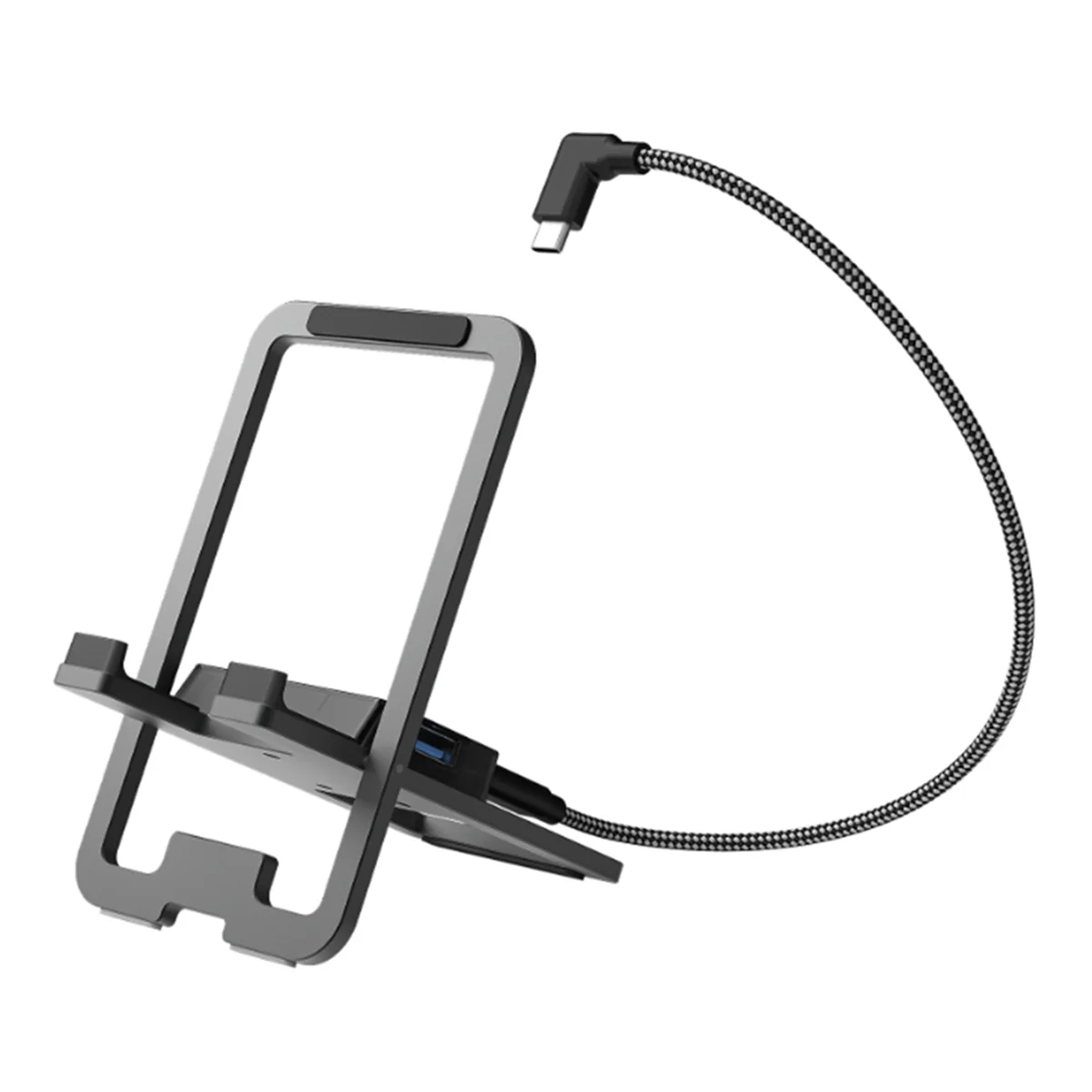 ABLQ 5 in 1 USB C Docking Station, Foldable Metal Charging Stand for /Switch/ Ally X/Legion Go A