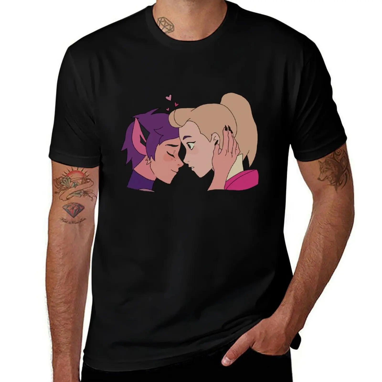 Catra and Adora T-Shirt Simple Trendy Casual T-Shirt