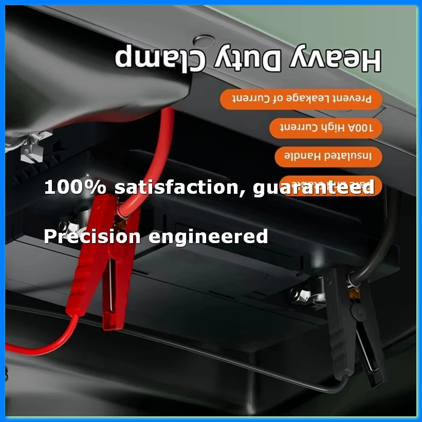 Jumper Cable Clamps for Lithium Battery 12AWG Portable Power Socket Lithium Battery Jumper-BCBW