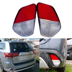 Per Mitsubishi Outlander paraurti posteriore riflettore luce 2016 2017 2018 con lampadine 8337 a137 8337 a136 fendinebbia accessori auto