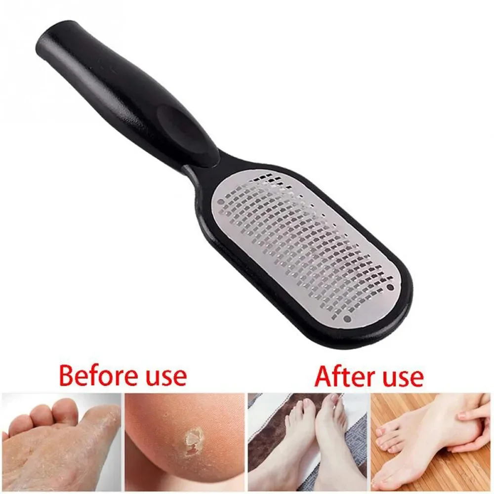 1Pcs Metal Removing Hand Foot File Heel-sided Feet Pedicure Calluses For Heels Foot Care Grinding Exfoliating Brush Tools