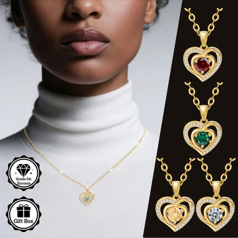 

Ювелирные изделия LAMVOICE для женщин/гипоаллергенное колье, рождественский подарок для, колье с цирконием 0,5 карата, ювелирные изделия высокого качества