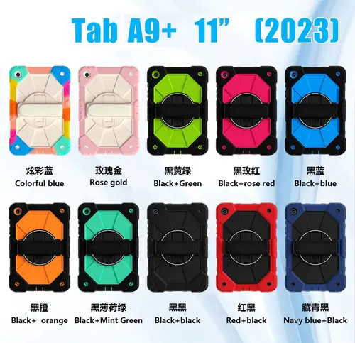 Imagen 2 del producto Para Samsung Galaxy Tab A9 + funda SM-X210/X215 funda para tableta para Tab A9 + 5G SM-X216B/X218U/A11 + SM-X230/X235 A11 PLUS 11 pulgadas