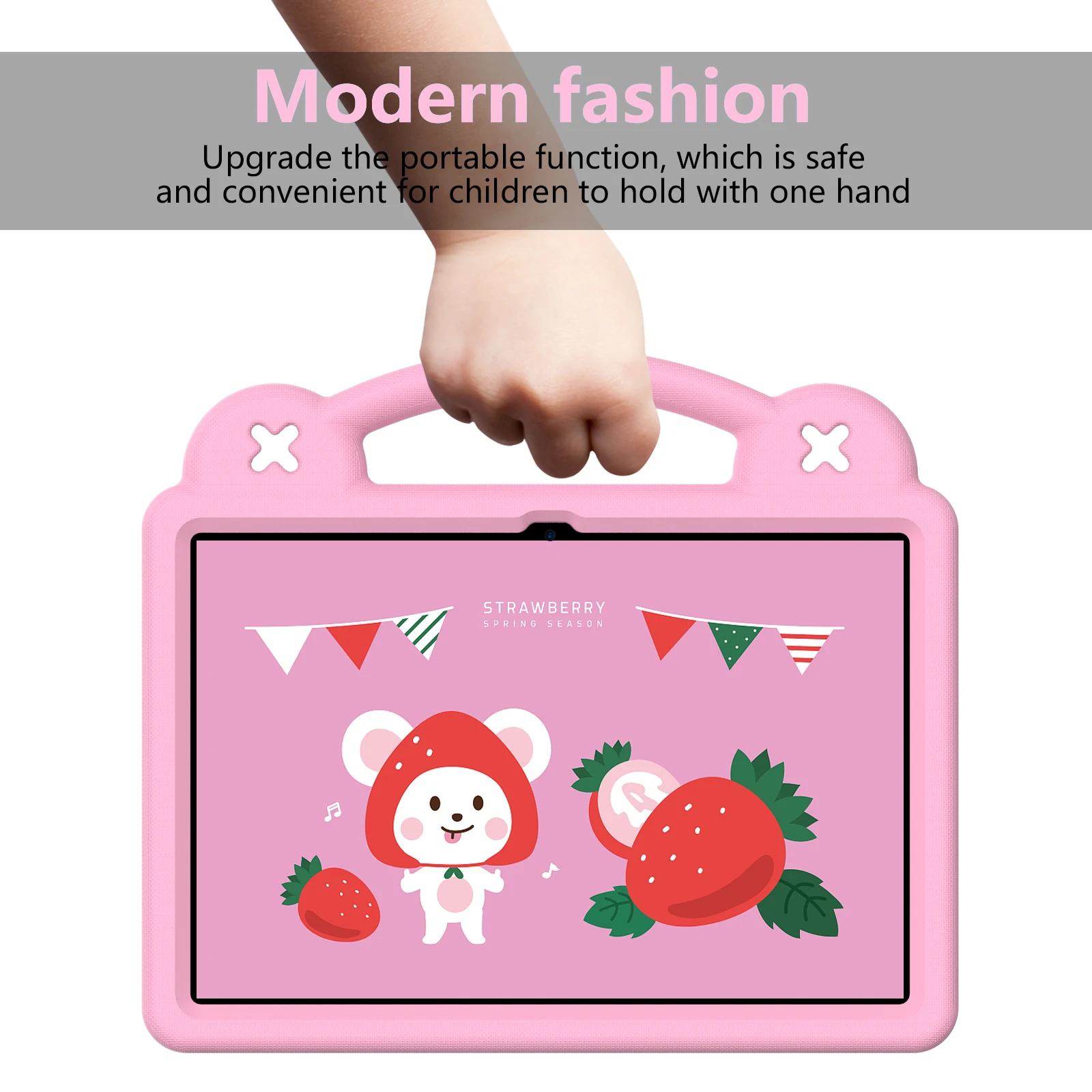 Tablet Case For Amazon Fire HD10 2023 13th HD 10 Plus 2021 kids safe Shockproof cartoon bear  non-toxic EVA Cover shell funda