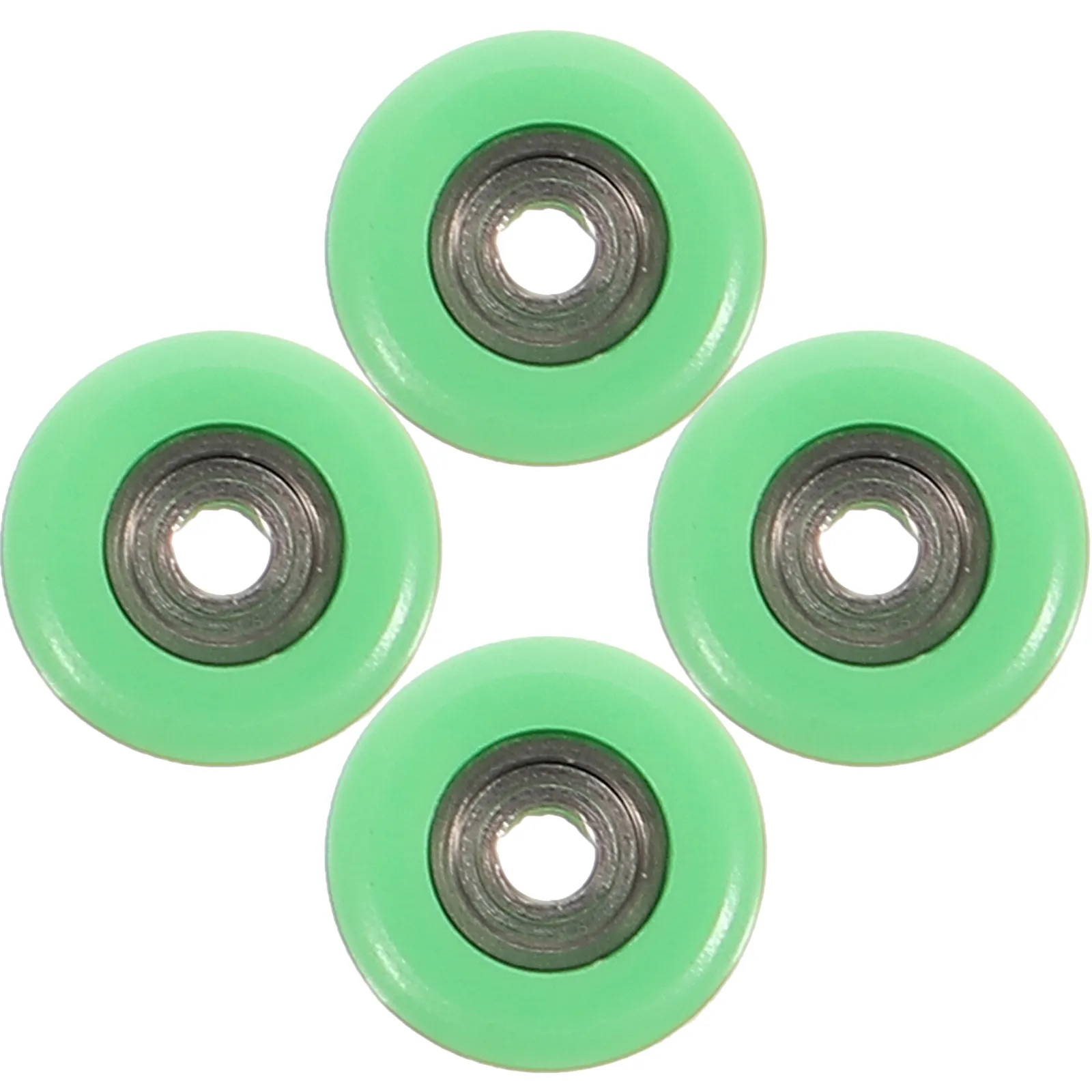 

4Pcs Finger Skate Rollers Compact Portable Lifesize Small Roller Stress Relief Educational Finger Sports Fingerboard Trucks 34Mm