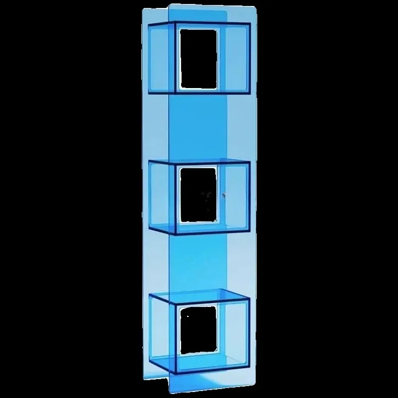 

Acrylic floor-to-ceiling bookshelf, living room storage locker