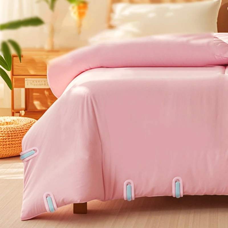 6PCS Anti-slip Und Nadel-freies Matratzen Quilt Halter Bett Zubehör Quilt Abdeckung Decke Clip Zange Anti-lauf wäscheklammer