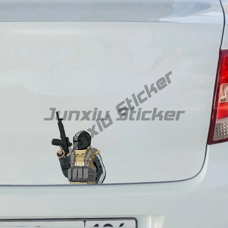 Personalized Escape From Tarkov Killa Car Stickers Car Styling Graphics Waterproof Decal Bumper Decoration Car Accessories