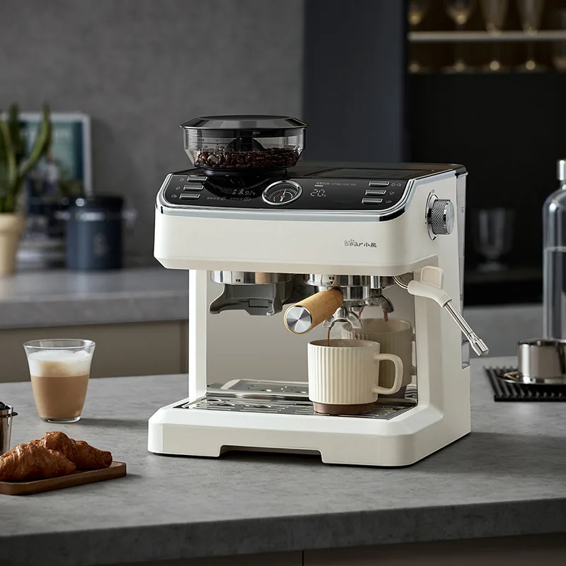 Little Bear Coffee Machine KFJ-E28A5 Italian semi-automatic household coffee machine grinding integrated machine for on-site