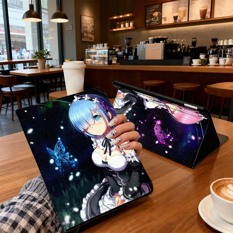 

R-Re Z-ZEROS Anime Girl For Xiaomi Redmi Mi Pad 4 5 6 6s 7 8 SE Pro 2 11 Plus Max 12.4 11 11.2 12.5 8.7 inch Tablet Case