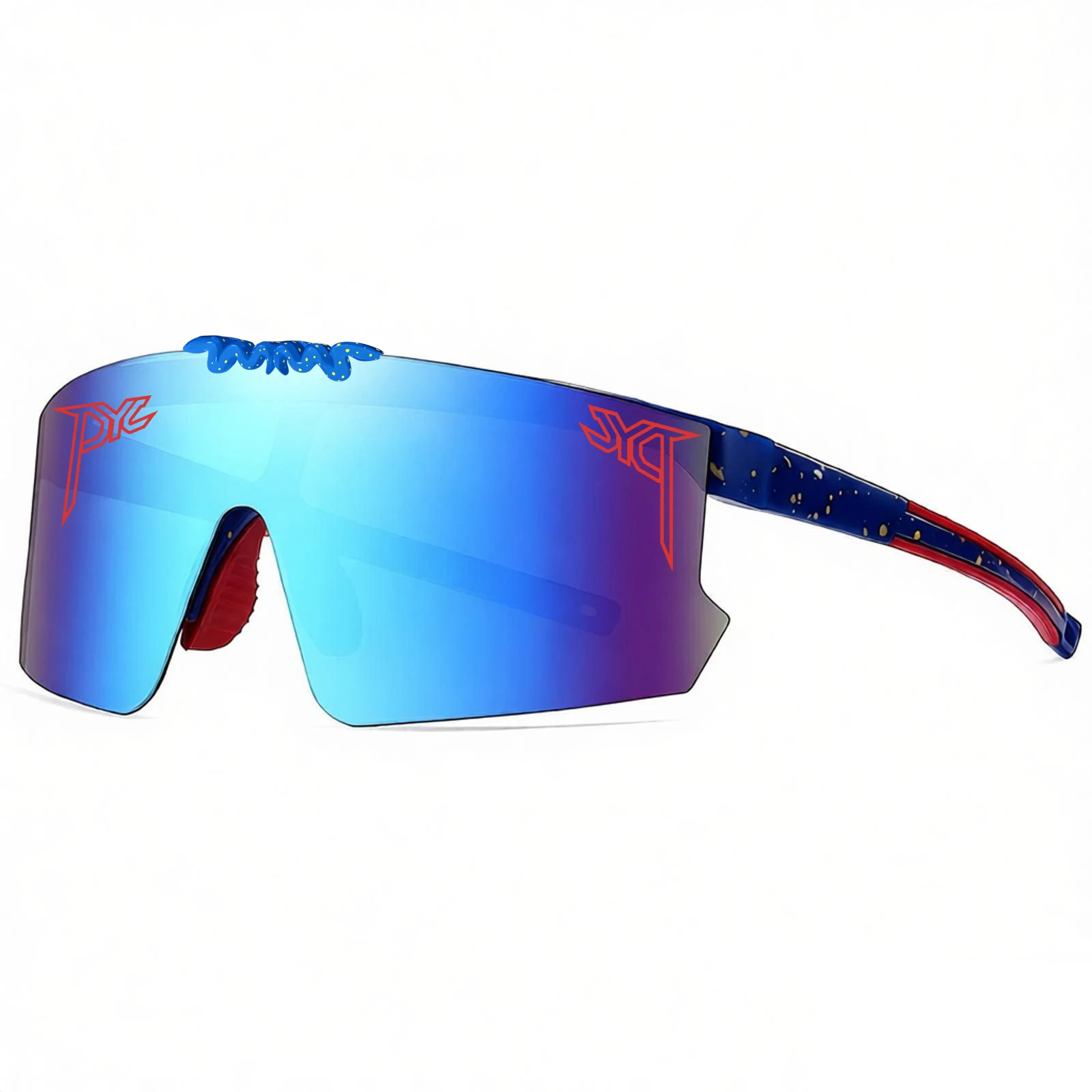 Flip-Up-Down-Brille für den Außenbereich, Radfahren, Baseball, Sonnenbrille, PITS OCTAL VIPERS TRABEC, für Herren und Damen, Sport-Sonnenbrille, Fahrradbrille