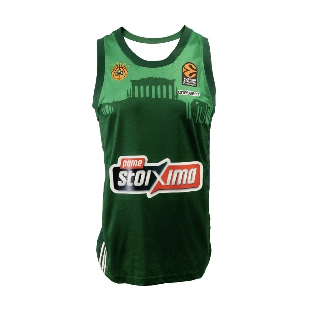 2023-24 Mens Panathinaikos Home&Away Basketball Shirt Youth Kids  Oversized Training Basketball Uniform Breathable Jersey