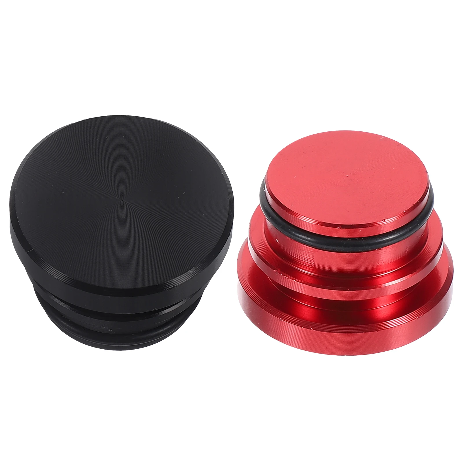 

2Pcs Car Cigarette Lighter Plug Aluminum Alloy Cover Cap Dustproof Socket Protector Automotive Accessories Replacement