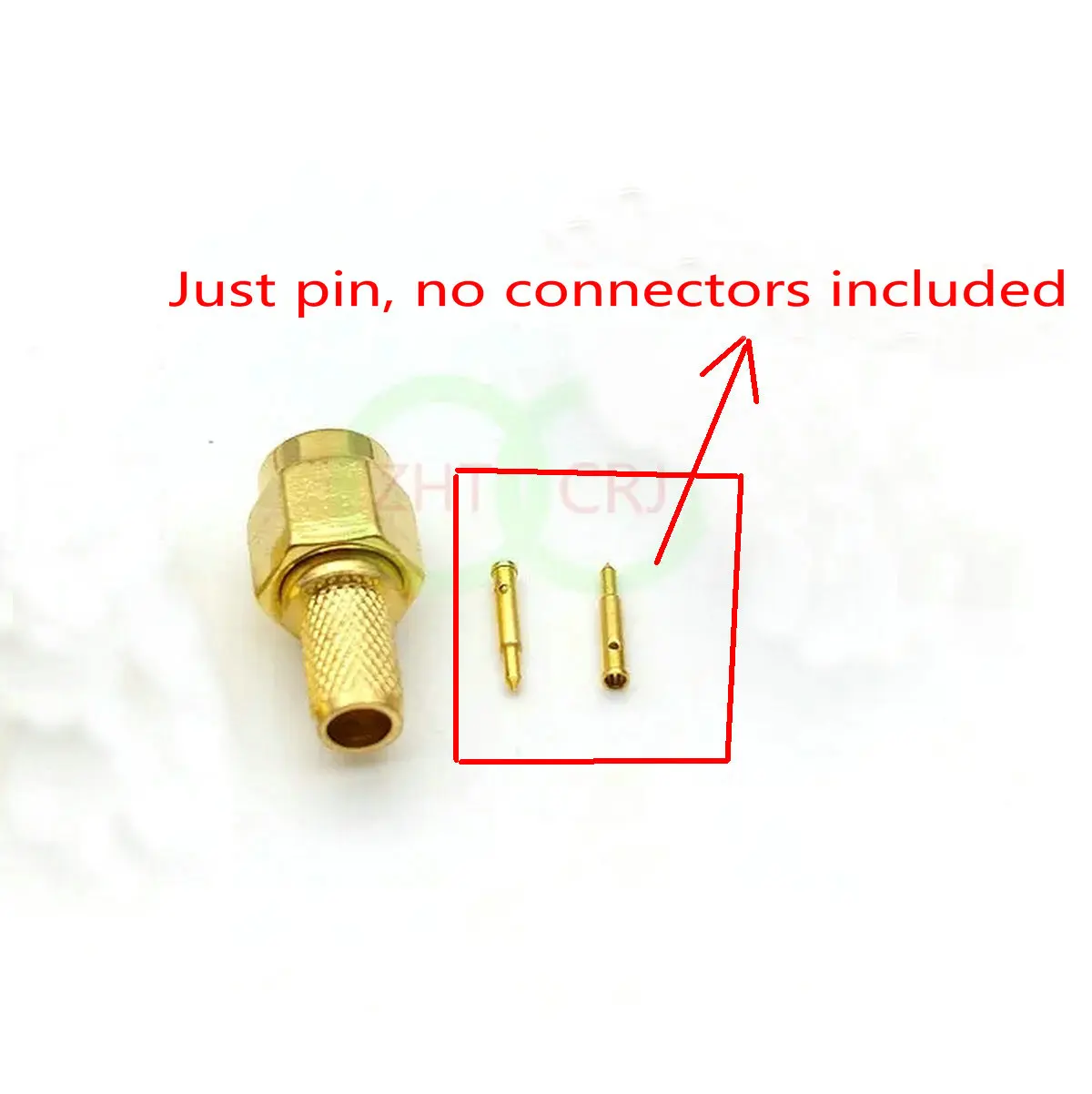 

SMA sewing Connector for Coaxial RG58 LMR195 cable (Just pin, no connectors included )