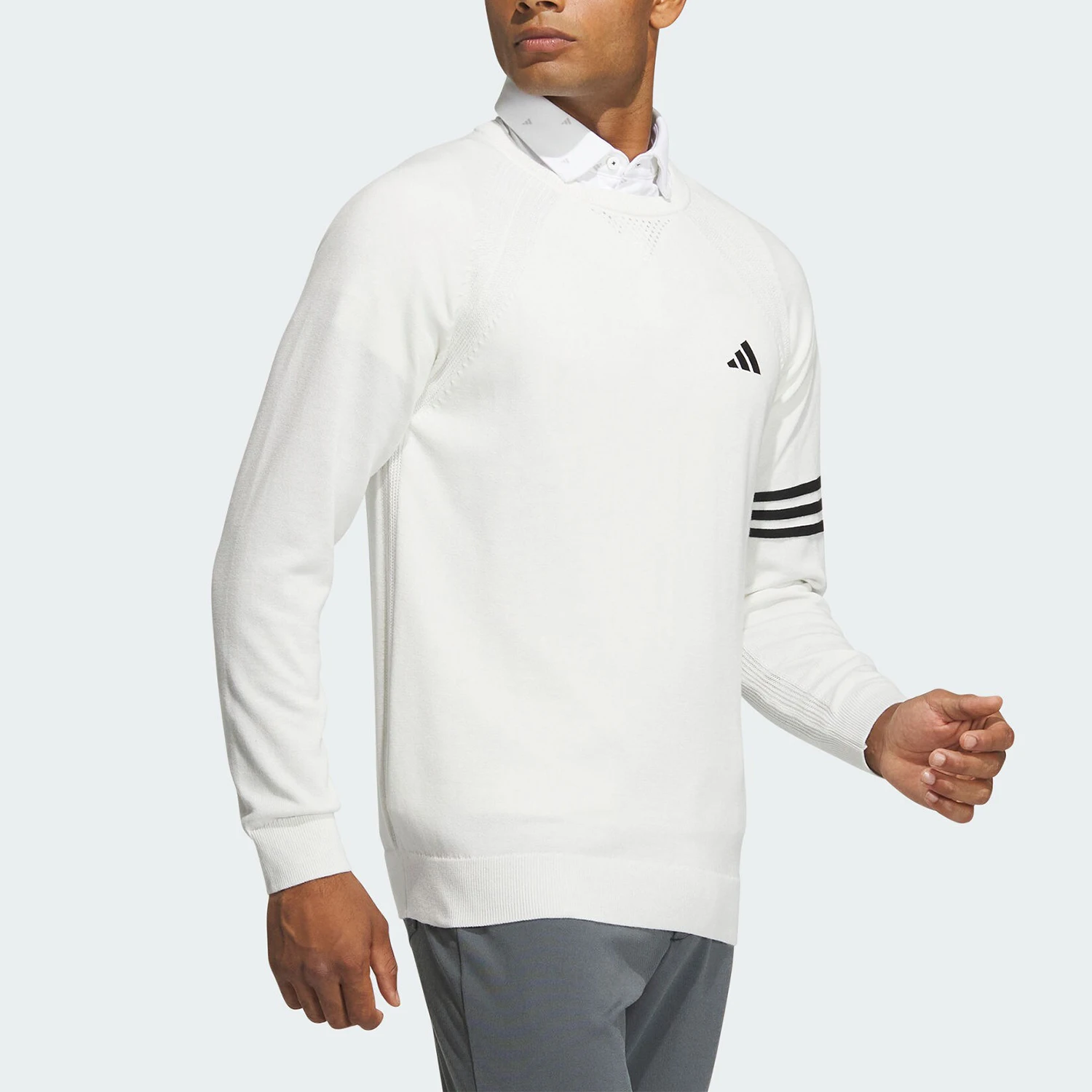 Adidas Authentic 3ST FF CREW Men's Golf Sports Hoodie IN9049