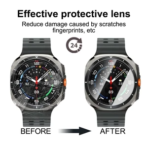 Geschmiedeter Glasschild -Schutzfilm für Samsung Galaxy Watch 7, 40, 44 mm, Ultra 47mm 8 Hauptverkaufsbildschirm J7 Pro Original - №4