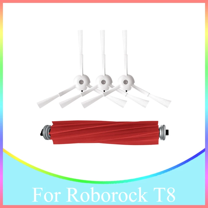 Piezas de repuesto para Roborock T8, kit de accesorios para Robot aspirador, cepillos de barrido de bordes, cepillo principal