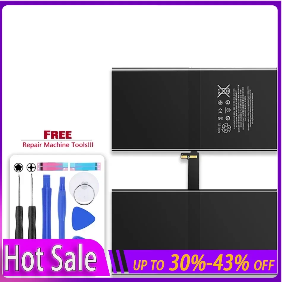 

Battery 10994mAh For Apple IPad Pro 12.9 2nd Pro12.9 2nd A1670 A1671 A1821 Batteries + Free Tools