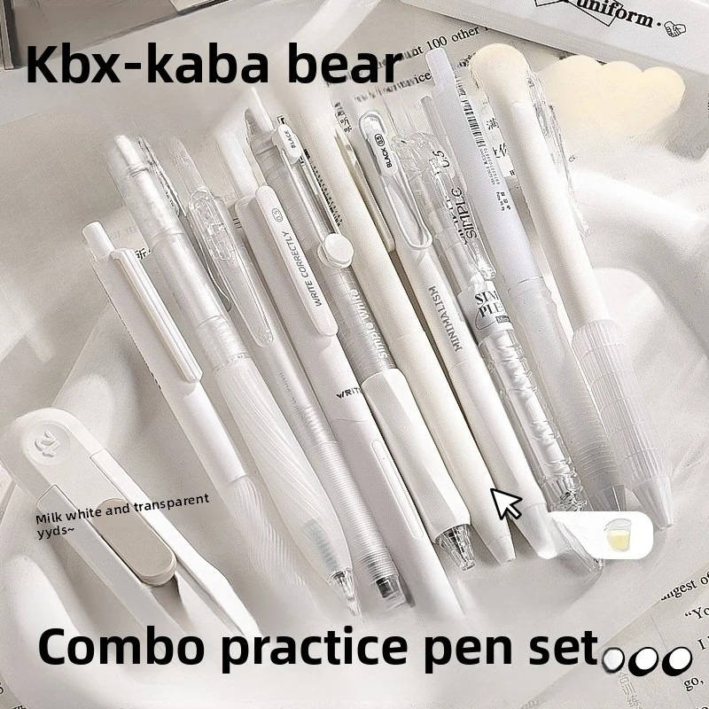 

Replaceable Bagged Problem Brushes for Junior High School and High School Students, Plastic Pens for Smooth and Non-stick Ink