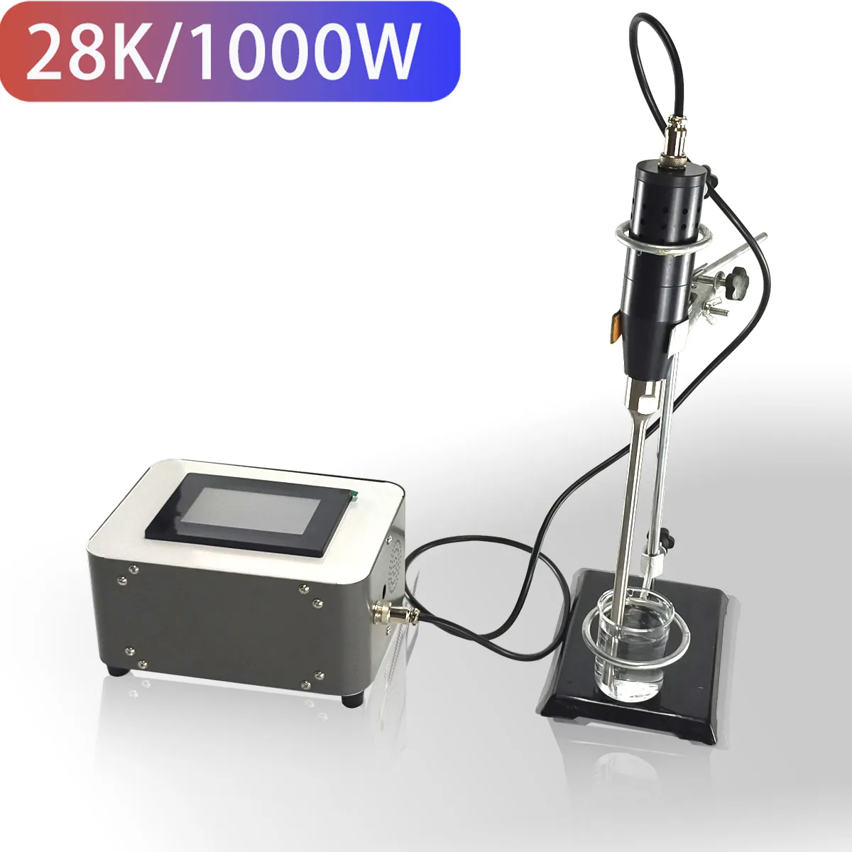 

1000W 28KHz Ultrasonic Processor Equipment Sonicator Probe Lab High Speed Sonic Homogenizer Mixer Liquid Cell Disruptor