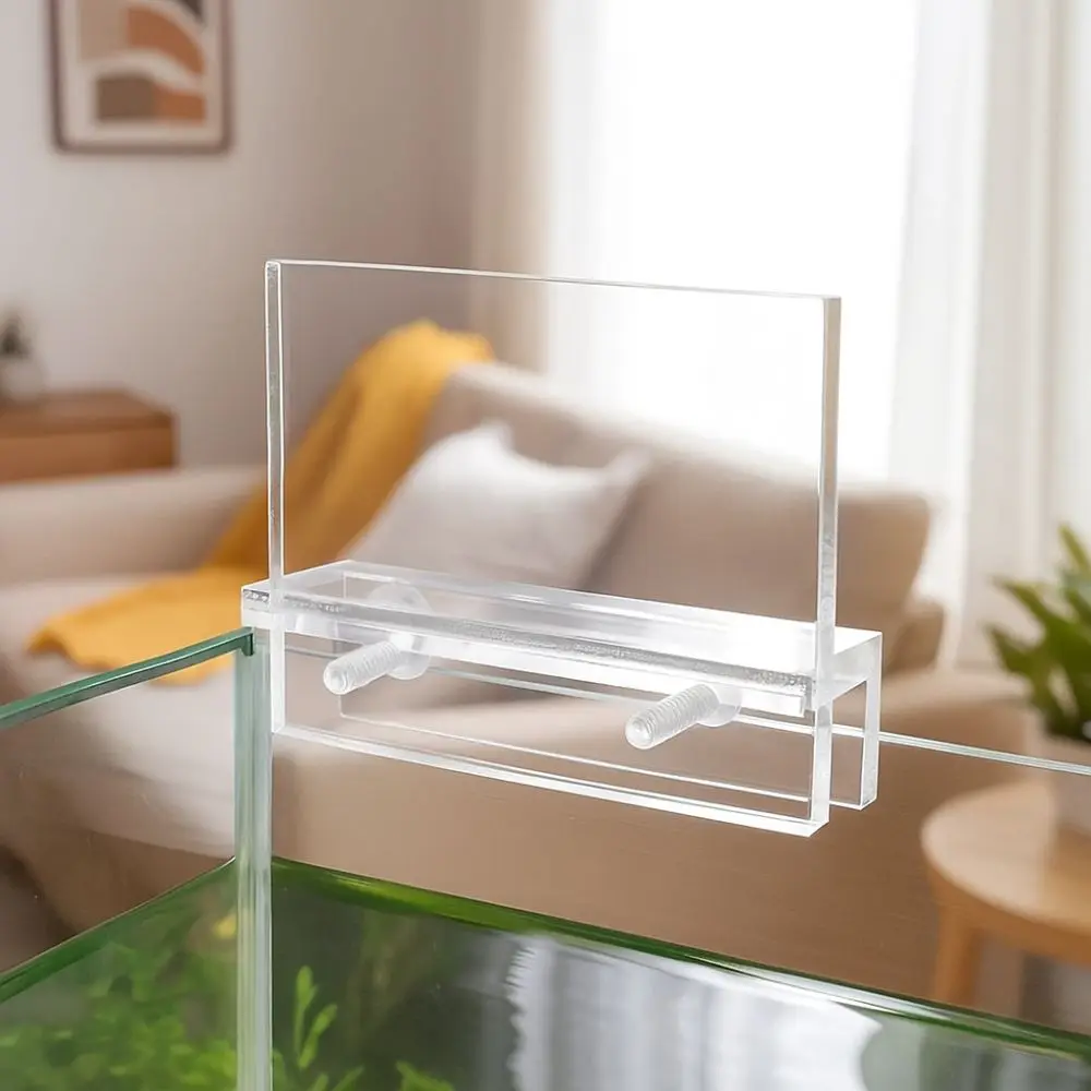 

Clear Acrylic Aquarium LED Light Holder No-Drill Hanging Fixtures Aquarium Lamp Fixtures Lifting Fish Tank Lighting Tools