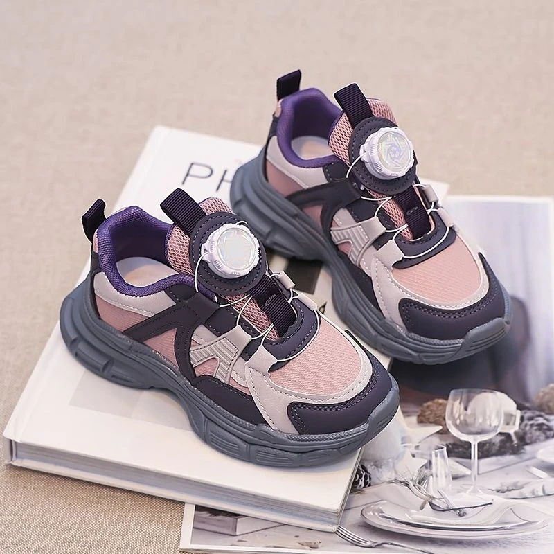 Girls Spring Autumn New Comfortable Leather Sneakers Lightweight Versatile Kids Sport Casual Shoes​