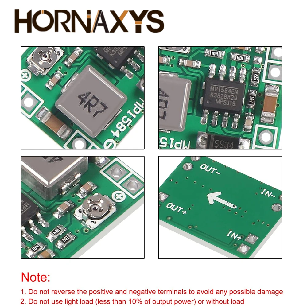 10PCS MP1584 DC-DC Step Down Power Supply Module MP1584EN 3A Adjustable Buck Converter for Arduino Replace LM2596 9V 12V 5V 3.3V