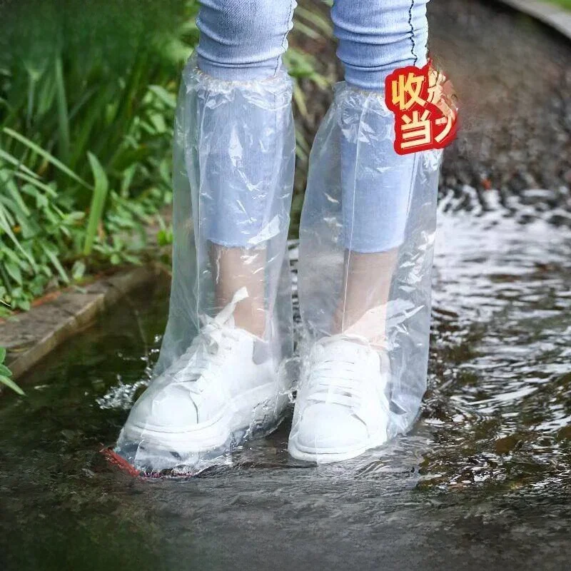 disposable-rain-boot-covers-waterproof-non-slip-thickened-plastic-outdoor-use-for-rainy-days-high-tube-shoe-covers-foot-prote