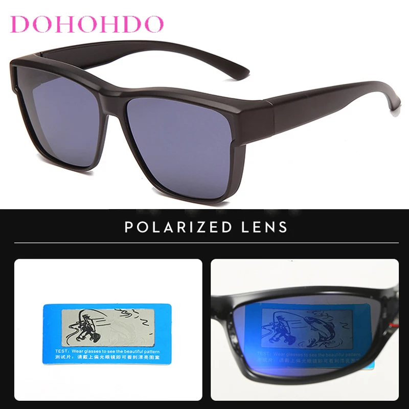 

Square Sports Driving Night Vision Polarized Photochromic Lenses Sunglasses Set Men Women Anti-Glare Cycling Goggles UV400 Очки