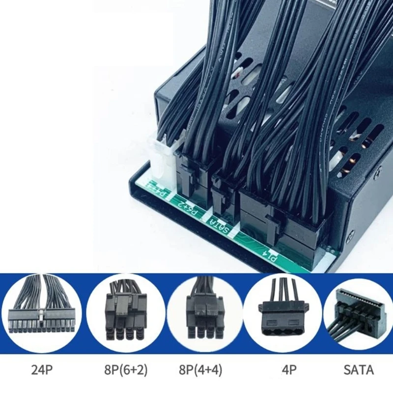 Imagem -02 - Mini Psu Flexx Fonte de Alimentação do Computador 1u 400w Pequeno pc Desktop Caixa Registradora de Energia Equipamento de Baixa Potência