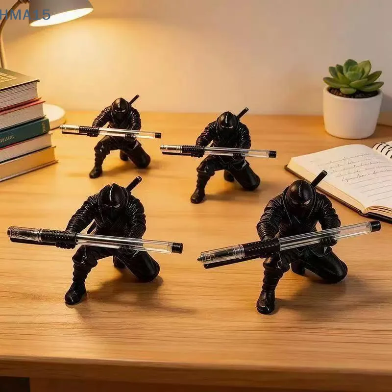 【YA】Desktop Art 3D Printed Pen Holder Unique Figurine Stationery Organizer Pencil Figurines Desk Decor Craft For Pen Storage