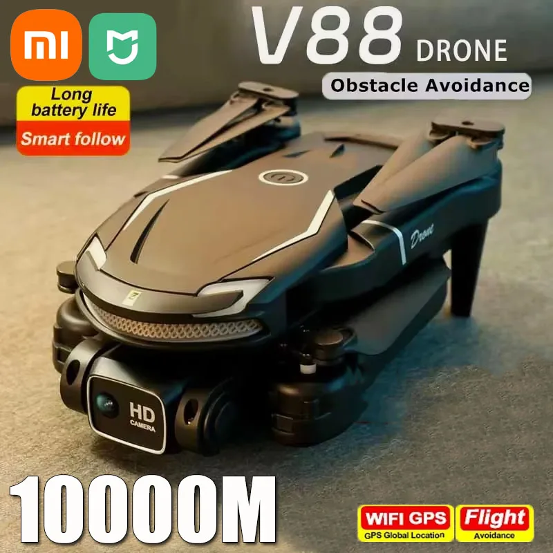 Xiaomi V88 Drone 8K HD Aerial Photography Remote Control Aircraft 5G GPS HD Dual Camera Obstacle Avoidance Quadcopter Toy UAV