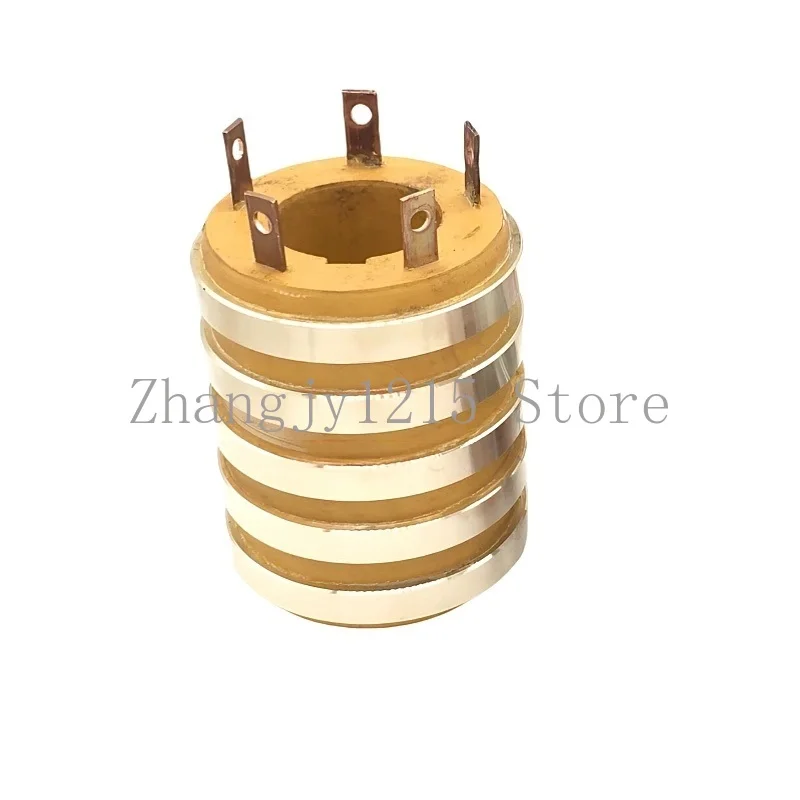 5-Way Thickened Collector Ring Conductive Slip Ring Assembly,Inner Diameter 40mm, 50mm, 55mm,Outer Diameter 110mm, Height 135m