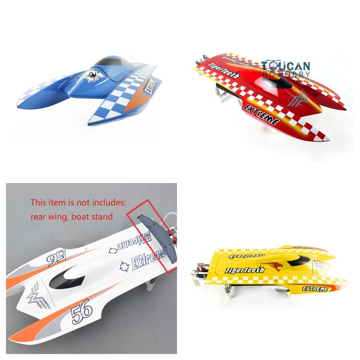 

E22 Fiber Glass High-speed RC Racing Boat Electric Remote Control Ships Model with Motor Servo ESC Toys for Adults