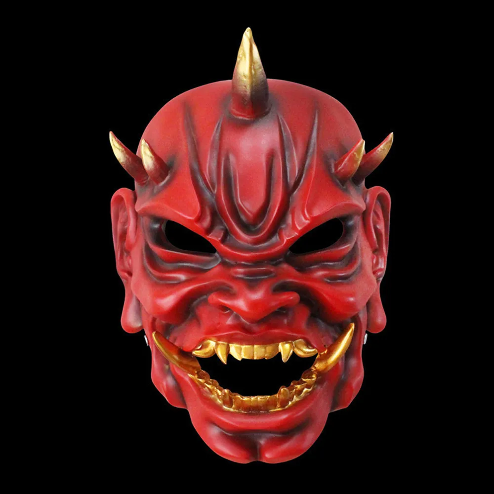 Japanese Prajna Demon King Mask, Halloween Party Cosplay, Full Face Mask