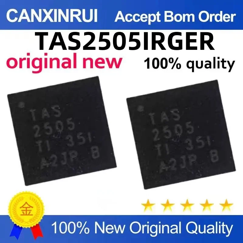 

New original TAS2505IRGET TAS2505IRGER TAS2505 QFN audio amplifier chip