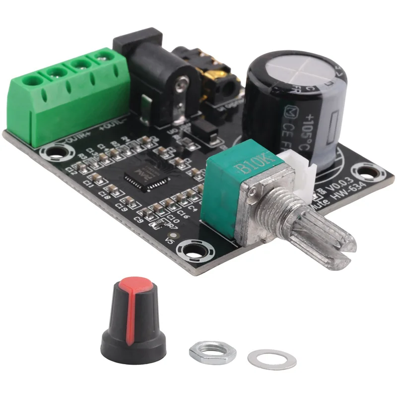 New-5X PAM8610 듀얼 채널 DC 12V HD 순수 디지털 오디오 스테레오 앰프 보드 클래스 D 15W X 2 고출력 앰프 모듈