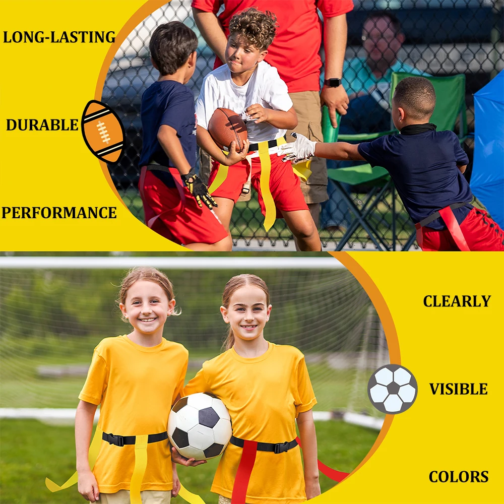 6PCS Flag Football Belts Set A - огляд і ціна Sports Equipment Football