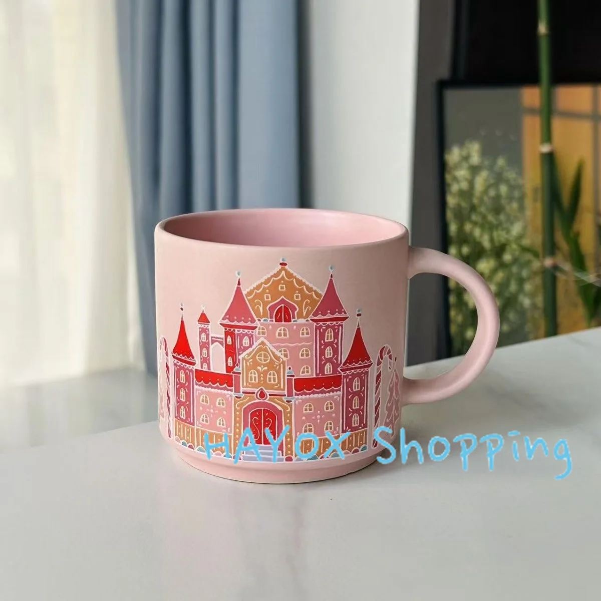 Creative Vintage Christmas Mug Gift Ceramic Mug Couples Drink Cup Home Cafe Coffee Cup Office Drinking Tea Cups New Year Gift