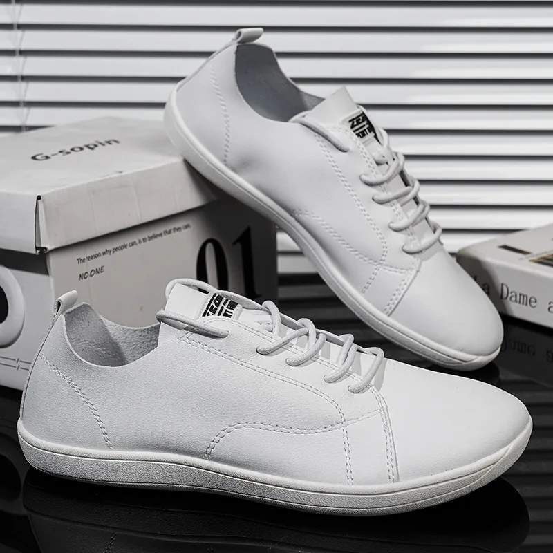 New Unisex Wider Shoes Breathable Mesh Men Barefoot Wide-toed Shoes Brand Flats Soft Zero Drop Sole Wider Toe Sneakes Large Size