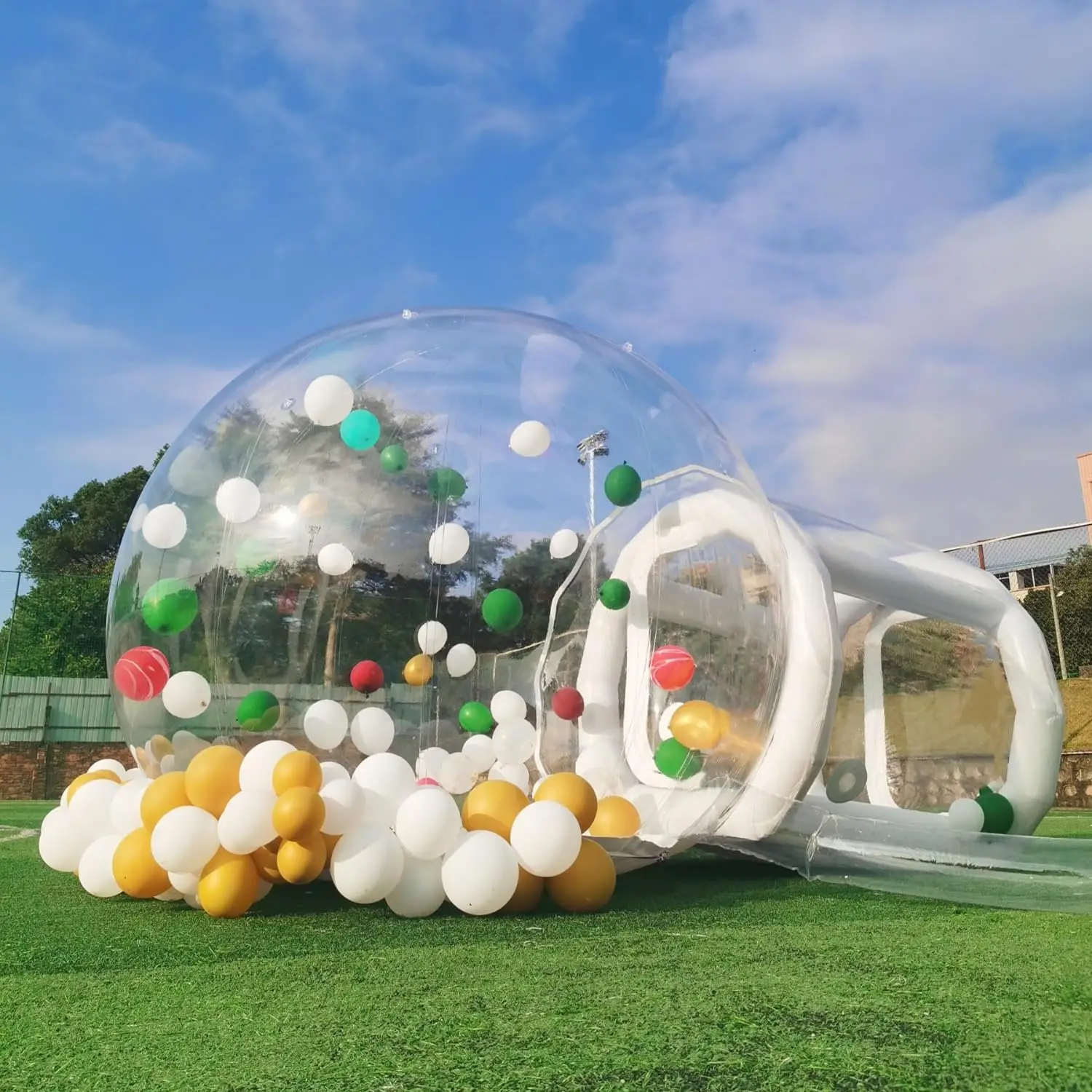 

Inflatable Bubble Tent House for Kids and Adults, PVC Dome, Clear Bubble Dome, Commercial Grade, 8FT