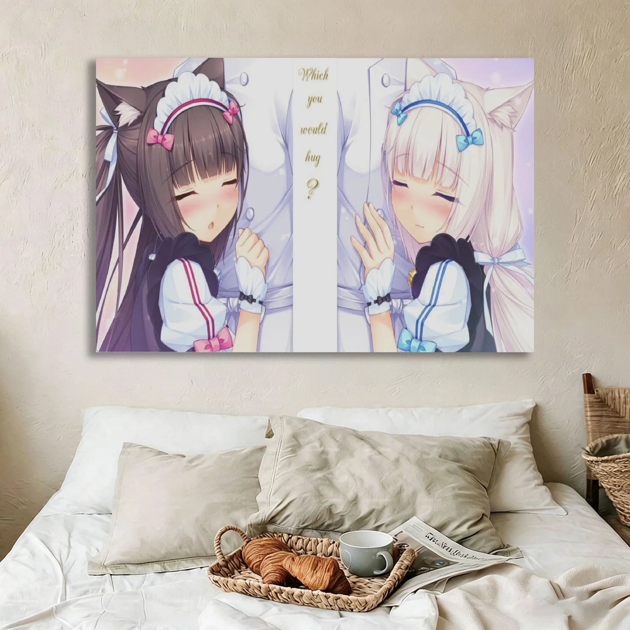 Nekopara Kawaii Cute Moe Girl Uniform Tapestry Suitable For Home Bedroom House Dorm Wall Decoration Perfect Gift For Friends