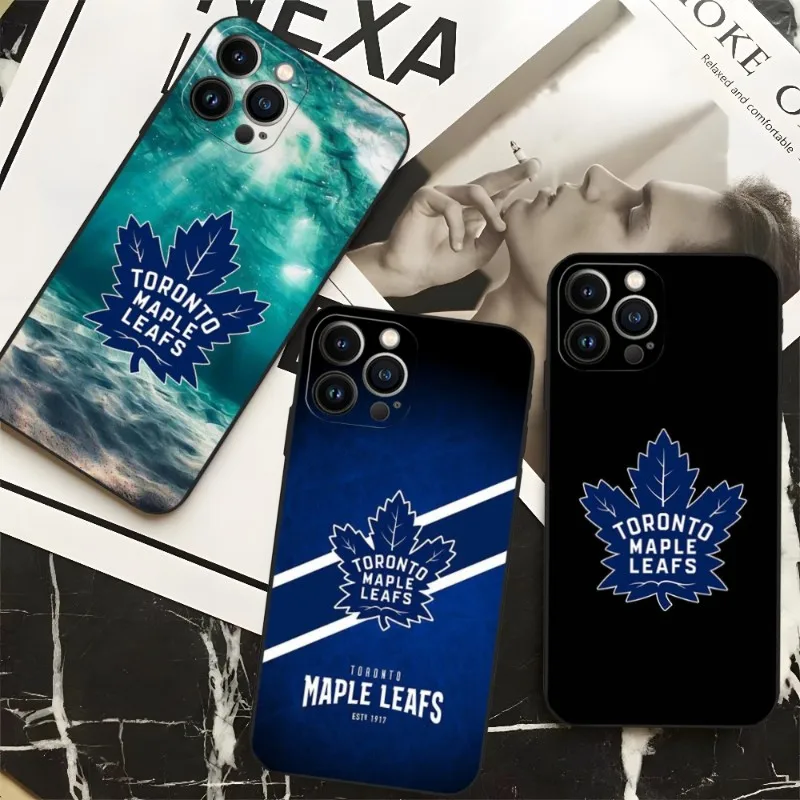 Maple Leafs Ice Hockey Phone Case For Iphone 14 Pro 13 Mini 11 12 Max Xr X Xs 7 8 Plus 6 Cover