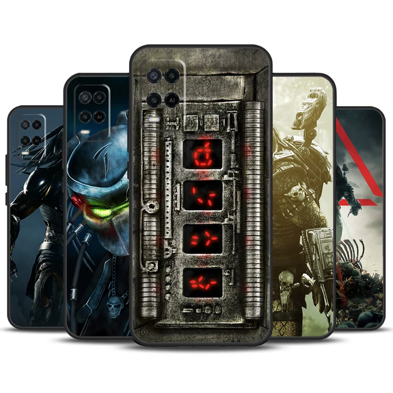 Alien Predator For OPPO A74 A94 A54 A58 A78 A98 A5 A9 A53 A15 A52 A72 A17 A57 A77 A16 A76 A96 A57S Case