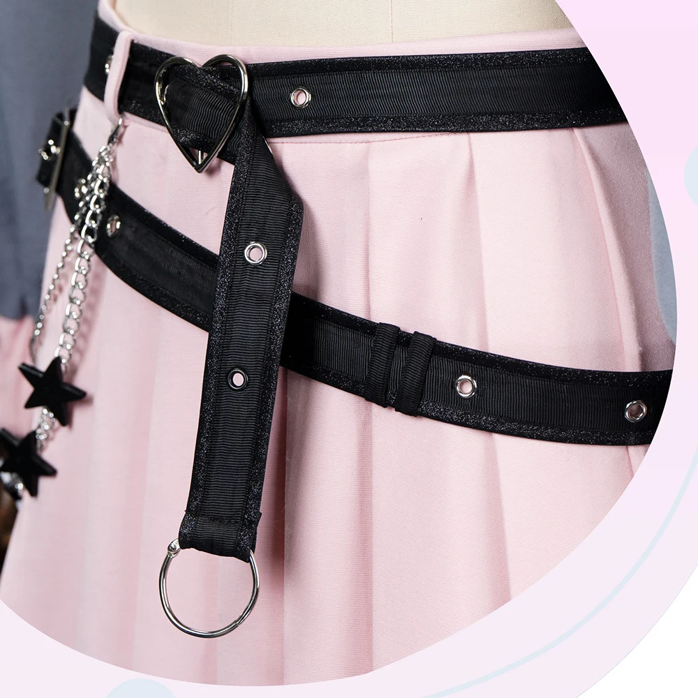 PJSK حديثا أكياما ميزوكي/موموي إيري/هاناساتو مينوري/كيريتاني هاروكا أزياء تنكرية للهالوين عيد الميلاد لعب الأدوار شيطان