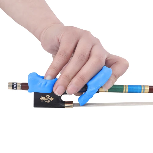 Imagen 2 del producto Corrección de postura de violín, arco de agarre, arco de violín, Corrector de agarre, arcos de violín de silicona, accesorios ocultos, arco de órtesis de Pose