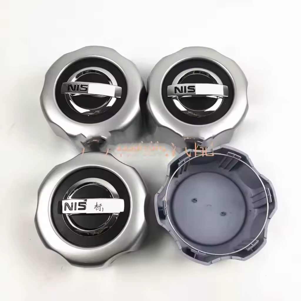 4 Uds tapacubos centrales cubierta de tapa central de rueda cubierta de neumático para Nissan Pick Up Navara D22 2002 2003 2004 2005 2006 2007 2008-2013
