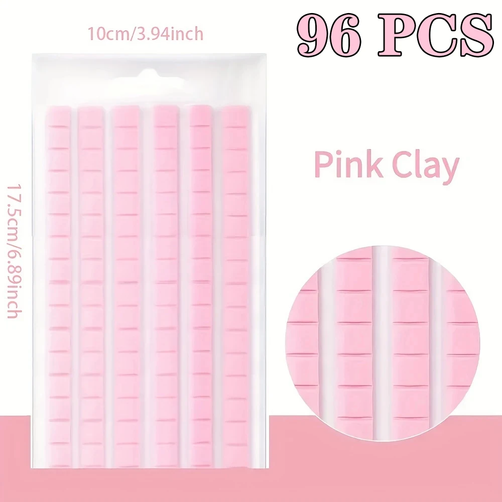 HOMFUN 96pcs Clay Glue Mud New Diamond Painting Tools, 5D Embroidery DIY Cross Stitch, Point Drill Nail Reusable Good Adhesion - Image 5
