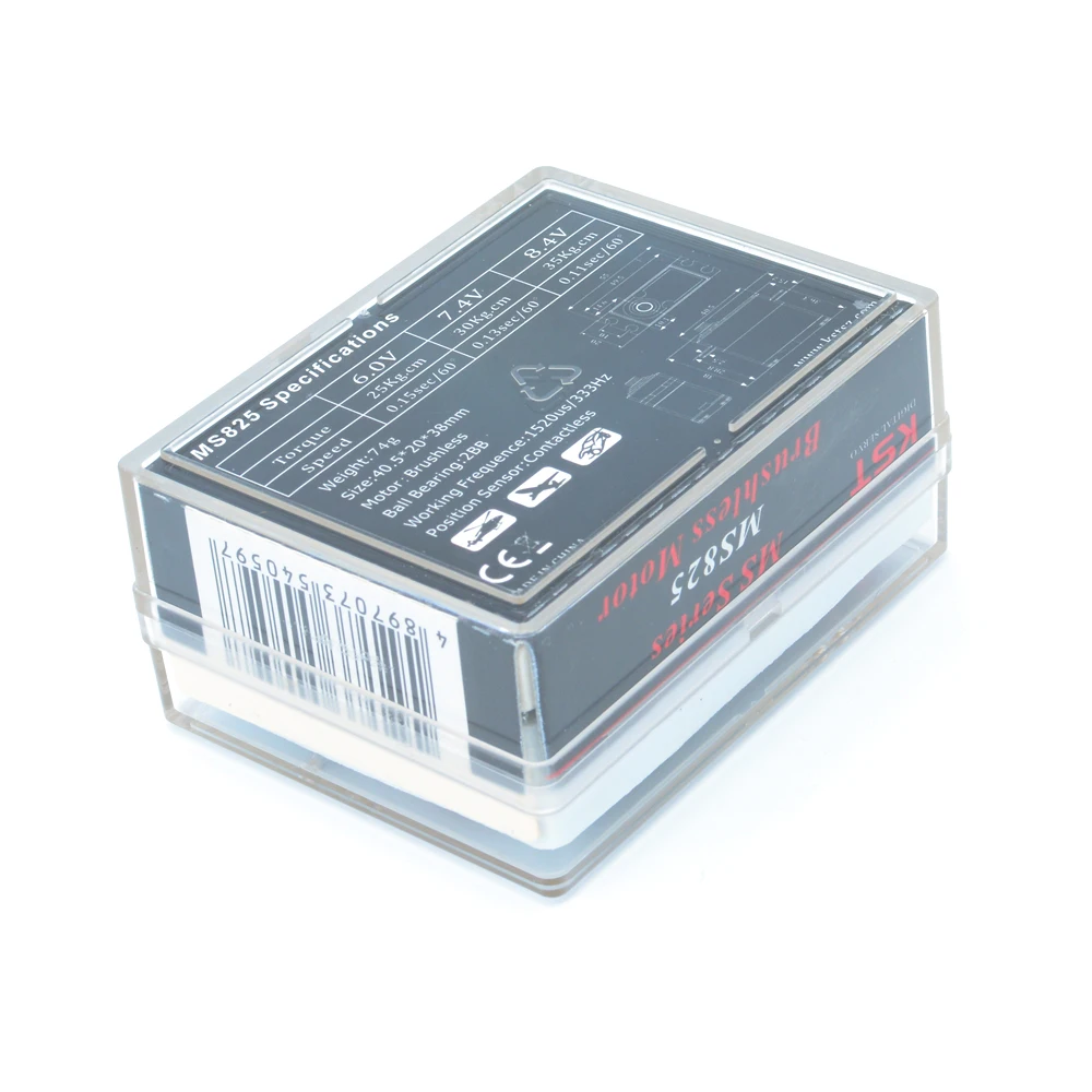 KST MS825 V8.0 35Kgf.cm 0,11 Sek. HV Kontaktlose Hall-Sensoren Bürstenloser Servo für große RC-Flugzeuge – Detail 10