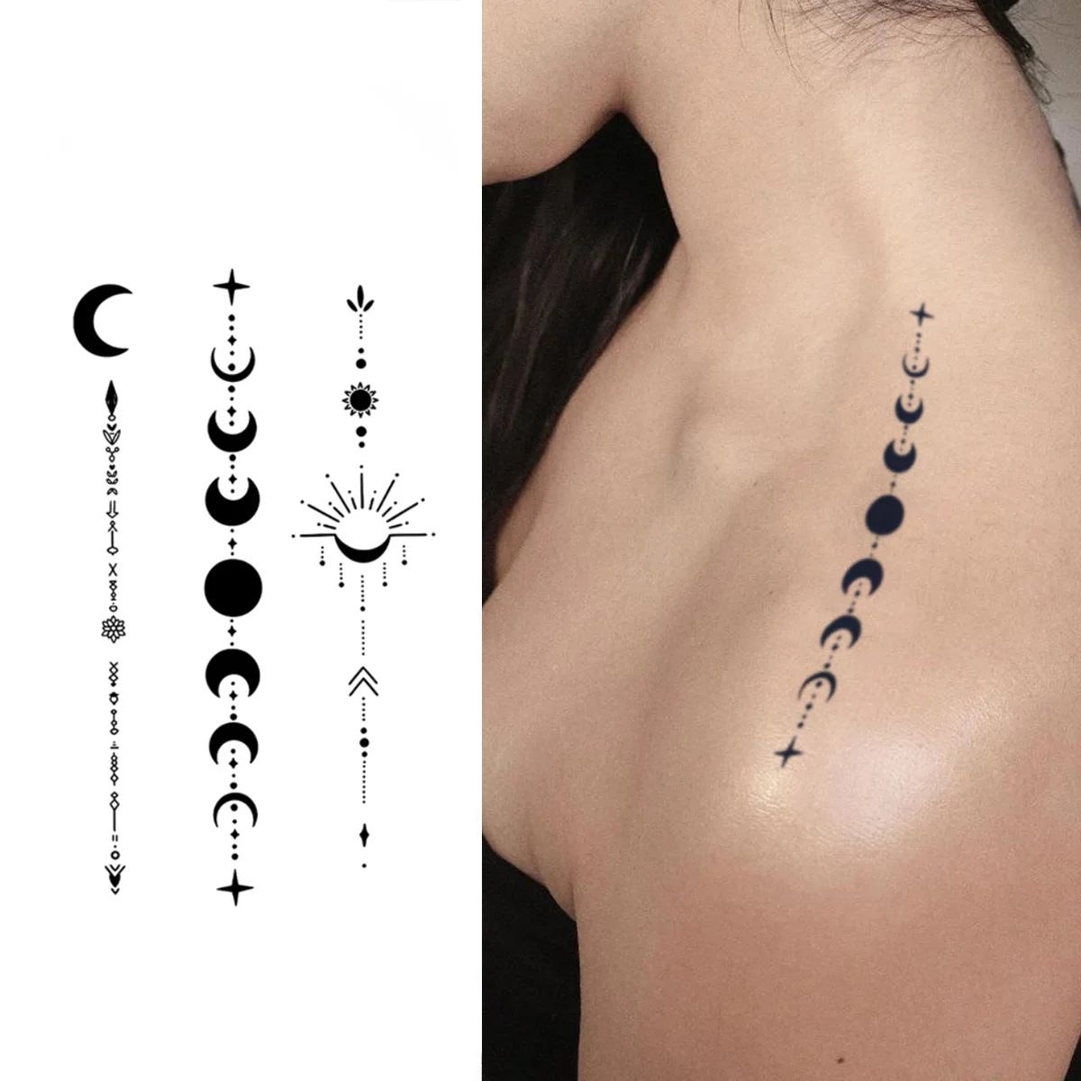 

Новая временная татуировка-наклейка Starlink, водонепроницаемая волшебная татуировка, поддельная татуировка длится до 15 дней, полуперманентная татуировка.